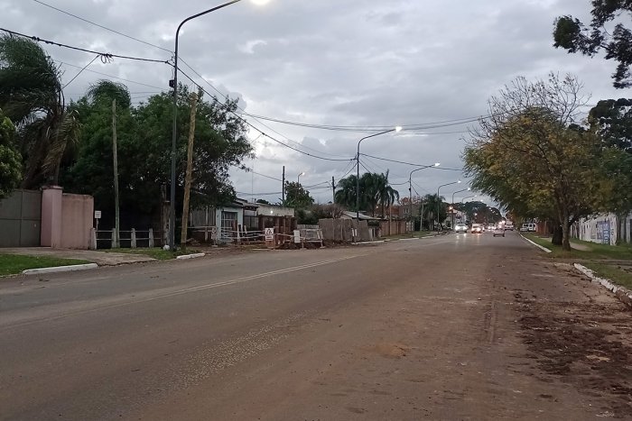 El tr&aacute;nsito este jueves de ma&ntilde;ana volvi&oacute; a recuperar la normalidad en avenida Salto Uruguayo.