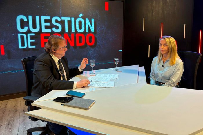 La exvicegobernadora fue entrevistada por Daniel Enz.
