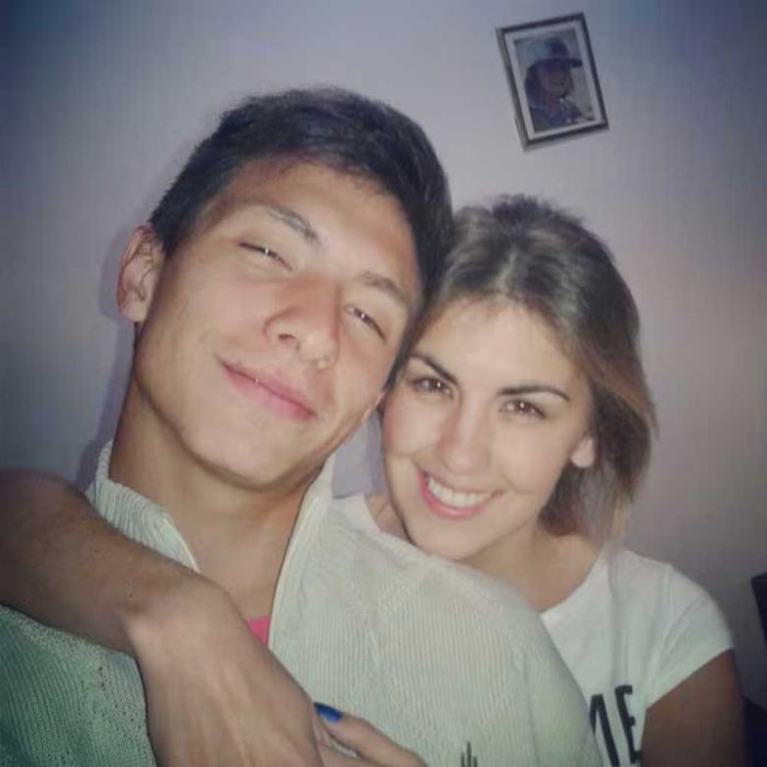 Muriel y Licha, cuando ten&iacute;an 15 a&ntilde;os