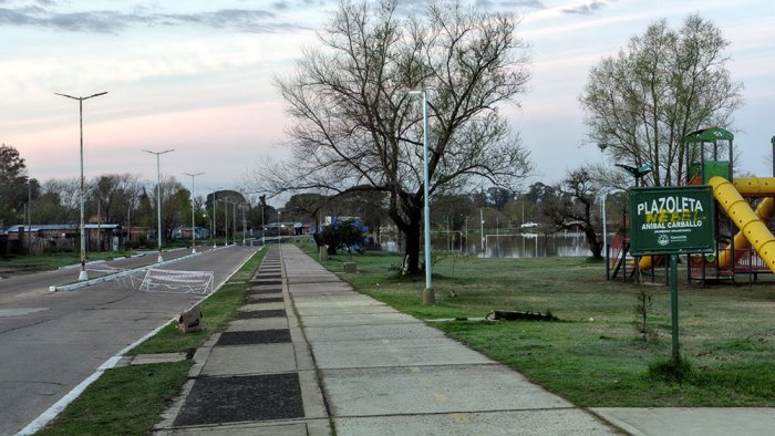 El tr&aacute;nsito, interrumpido en Maip&uacute; cuando se transita hacia el sur.