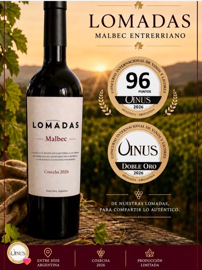 Lomadas se elabora en Libertador San Mart&iacute;n - Valle Mar&iacute;a.
