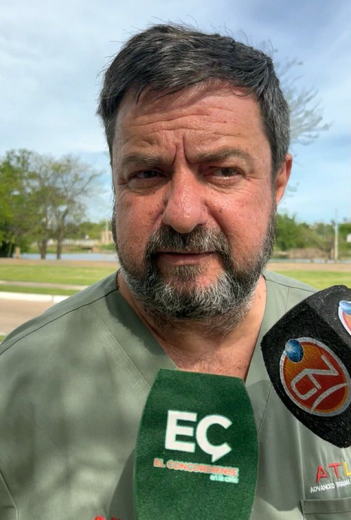 Diego Saur&eacute; es el responsable del COE local (foto: El Concordiense).