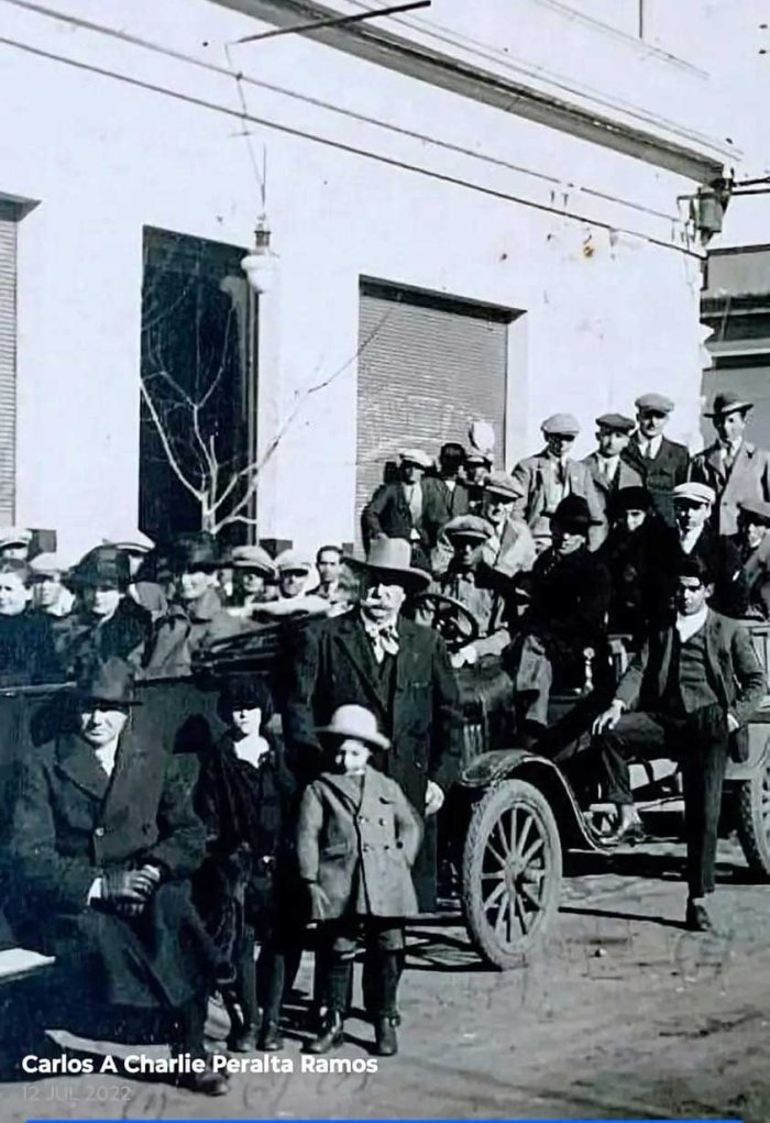 La foto publicada por nn bisnieto de Goyo y Flora