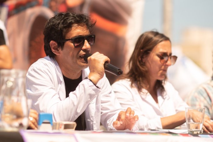 Antivero este jueves 29 de octubre cuando se instal&oacute;, en la Plaza "Mansilla" de Paran&aacute;, la Escuela Itinerante Entrerriana.