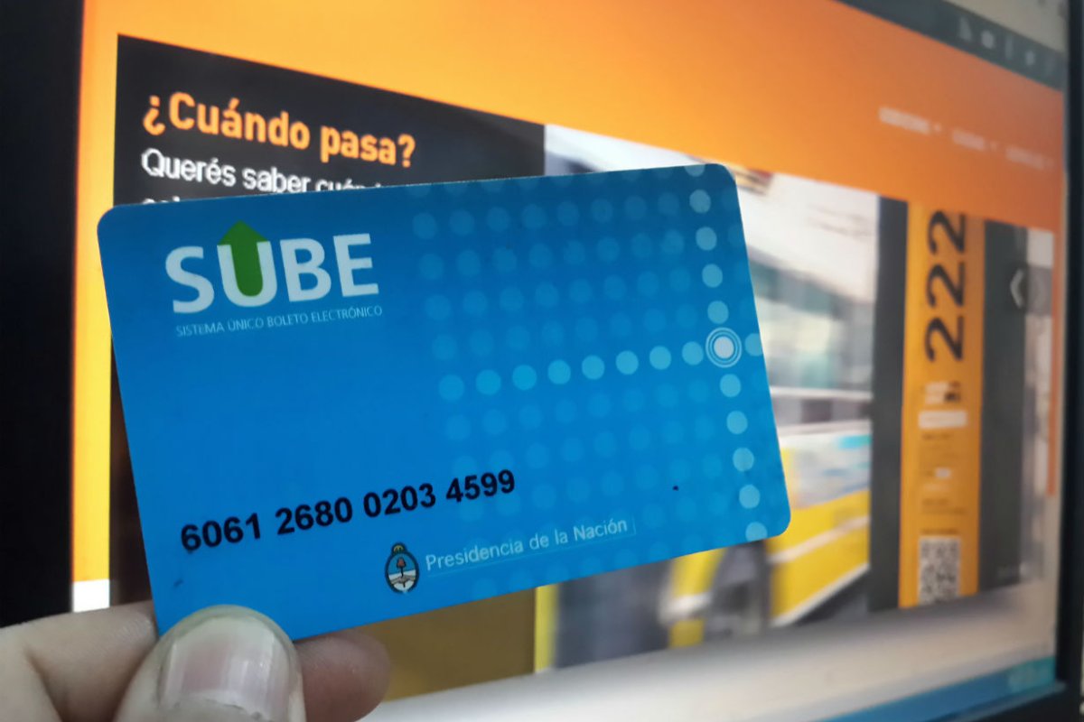 SUBE s&iacute;, pero sin canon a las recargas