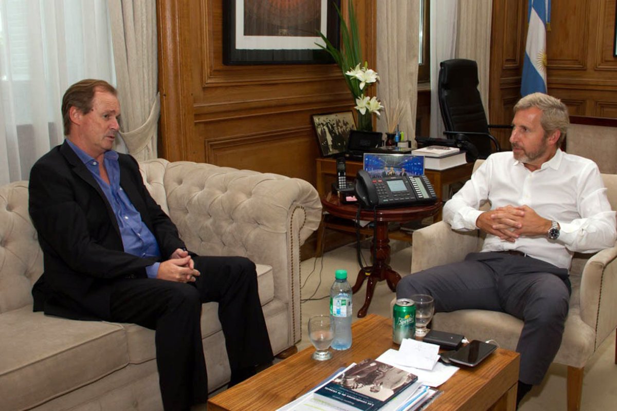 Bordet y Frigerio, este lunes en Buenos Aires