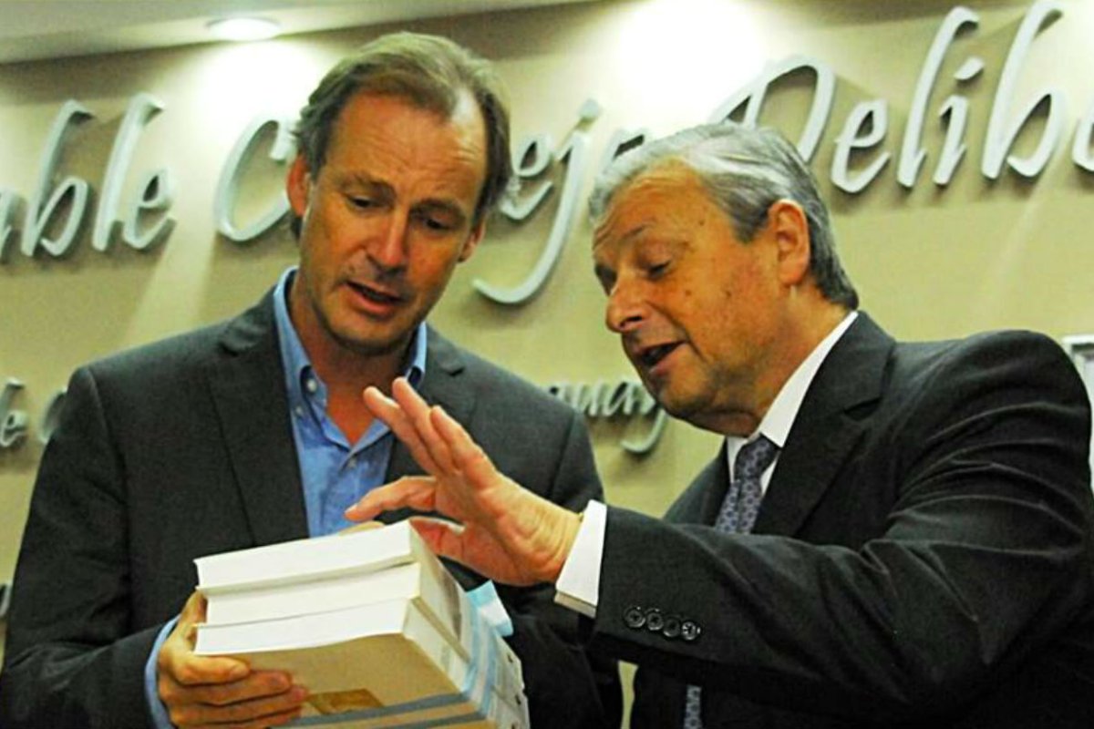 Dos referentes del PJ entrerriano.