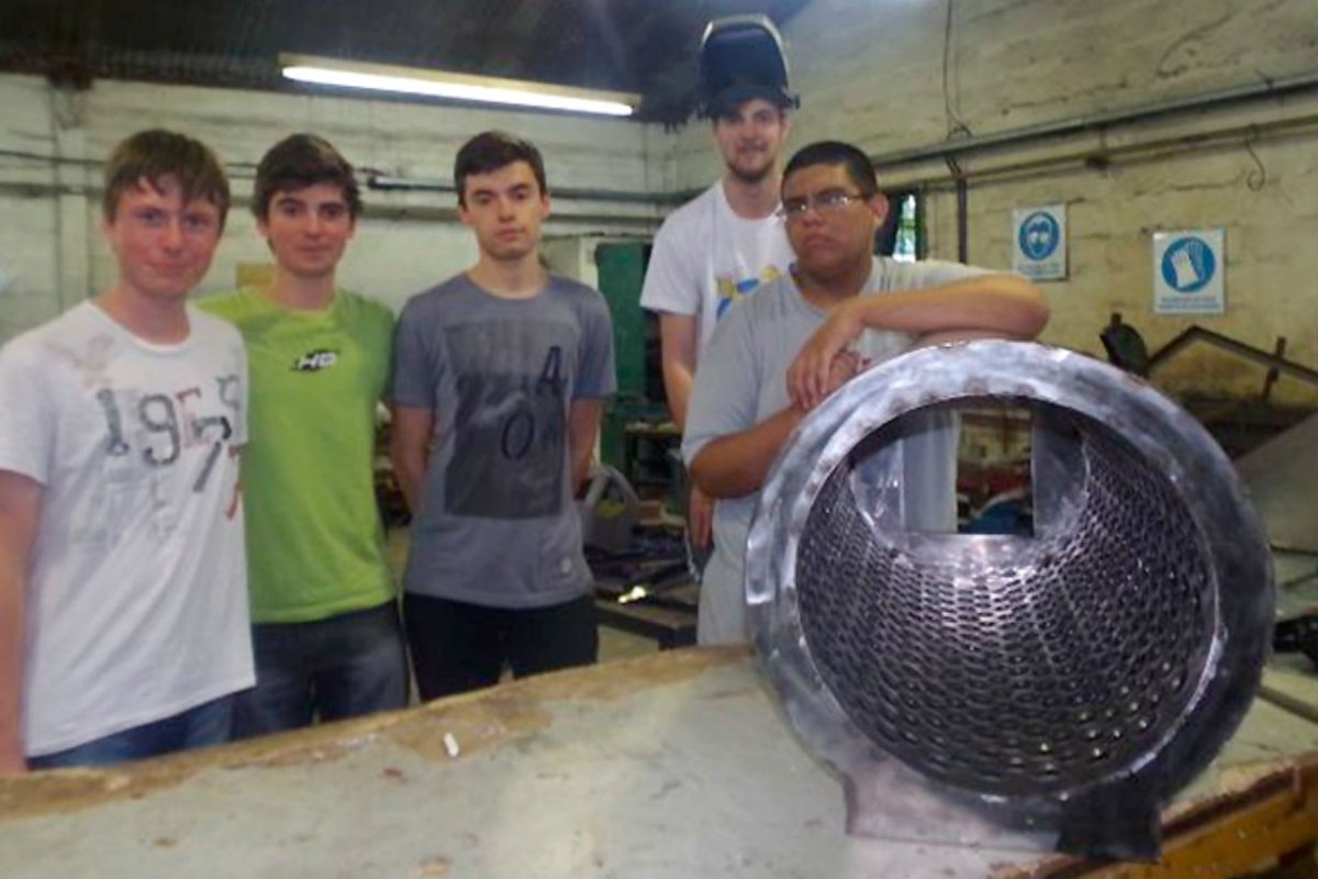Los alumnos que trabajaron en el proyecto