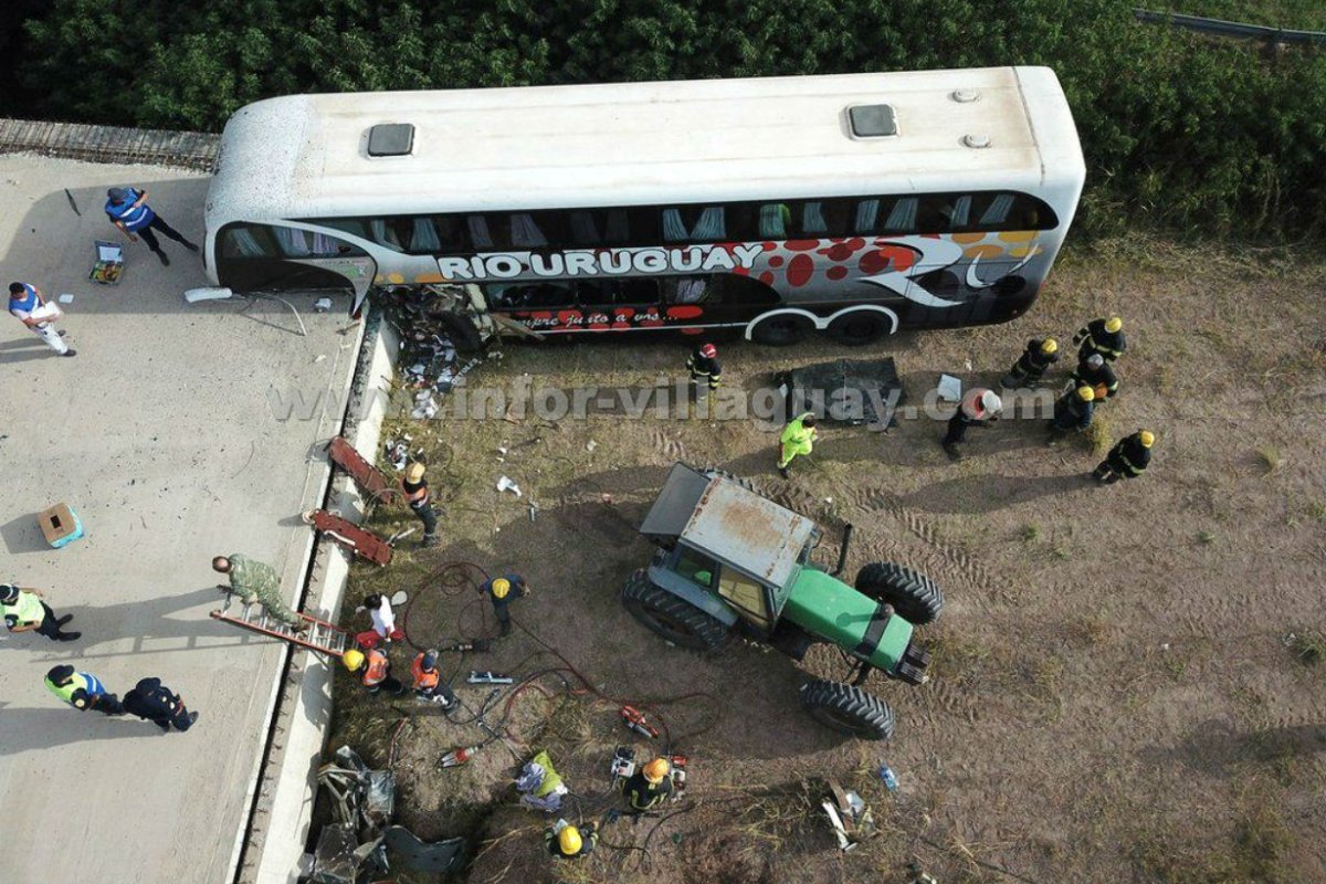 As&iacute; muestra Diario Villaguay el accidente.