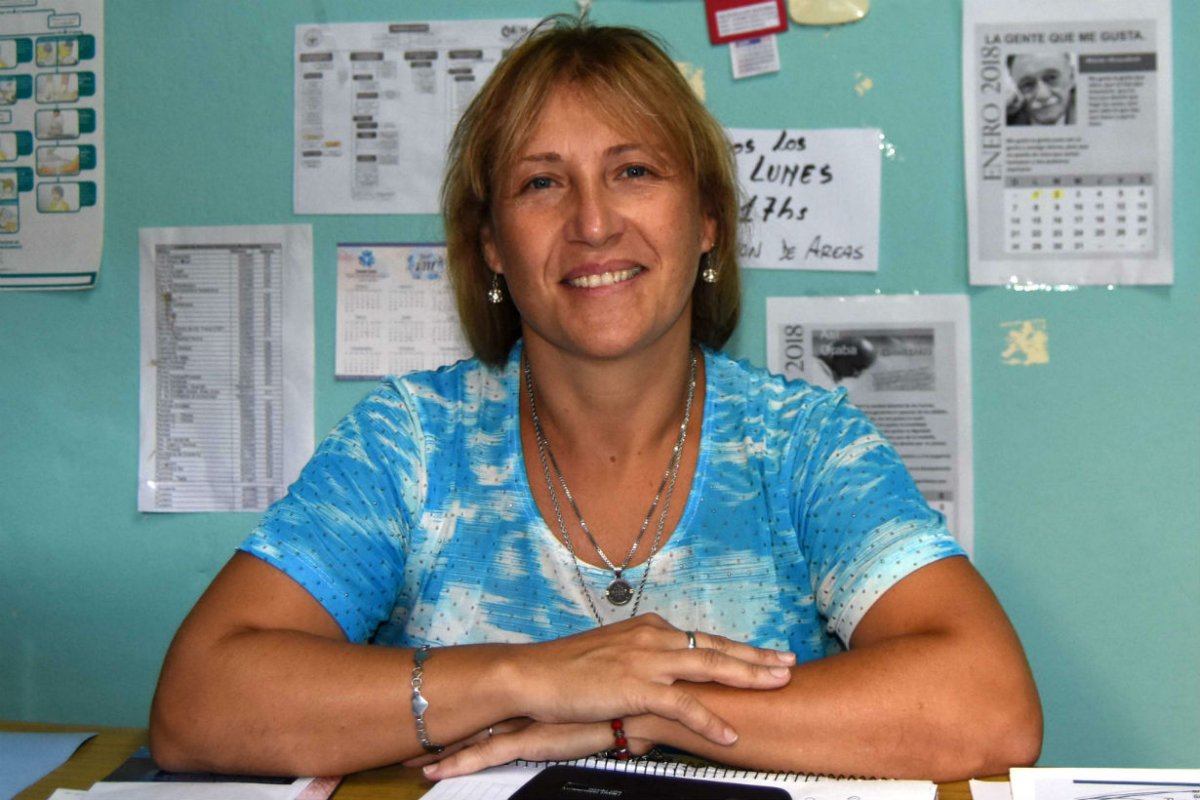 Miriam Brondo, referente de adultos mayores.
