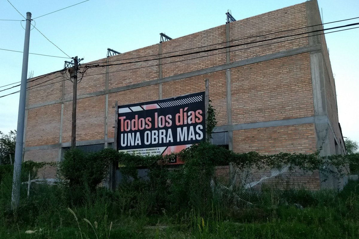 As&iacute; luce hoy la obra iniciada en 2015 (foto: EER).