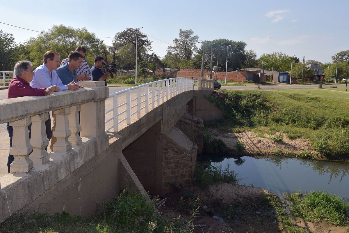 Bordet, Benedetto, Cresto y Gay en arroyo Manzores