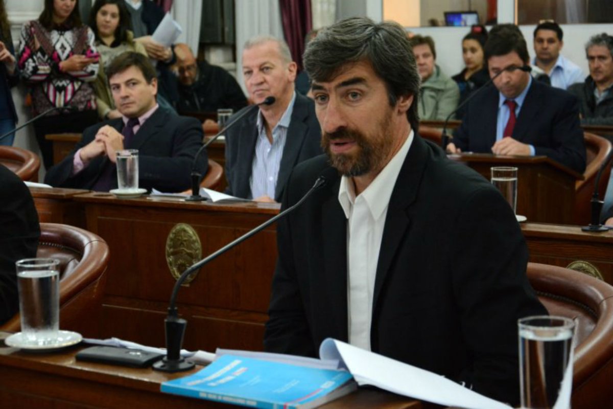 &Aacute;ngel Giano, senador del Departamento Concordia.