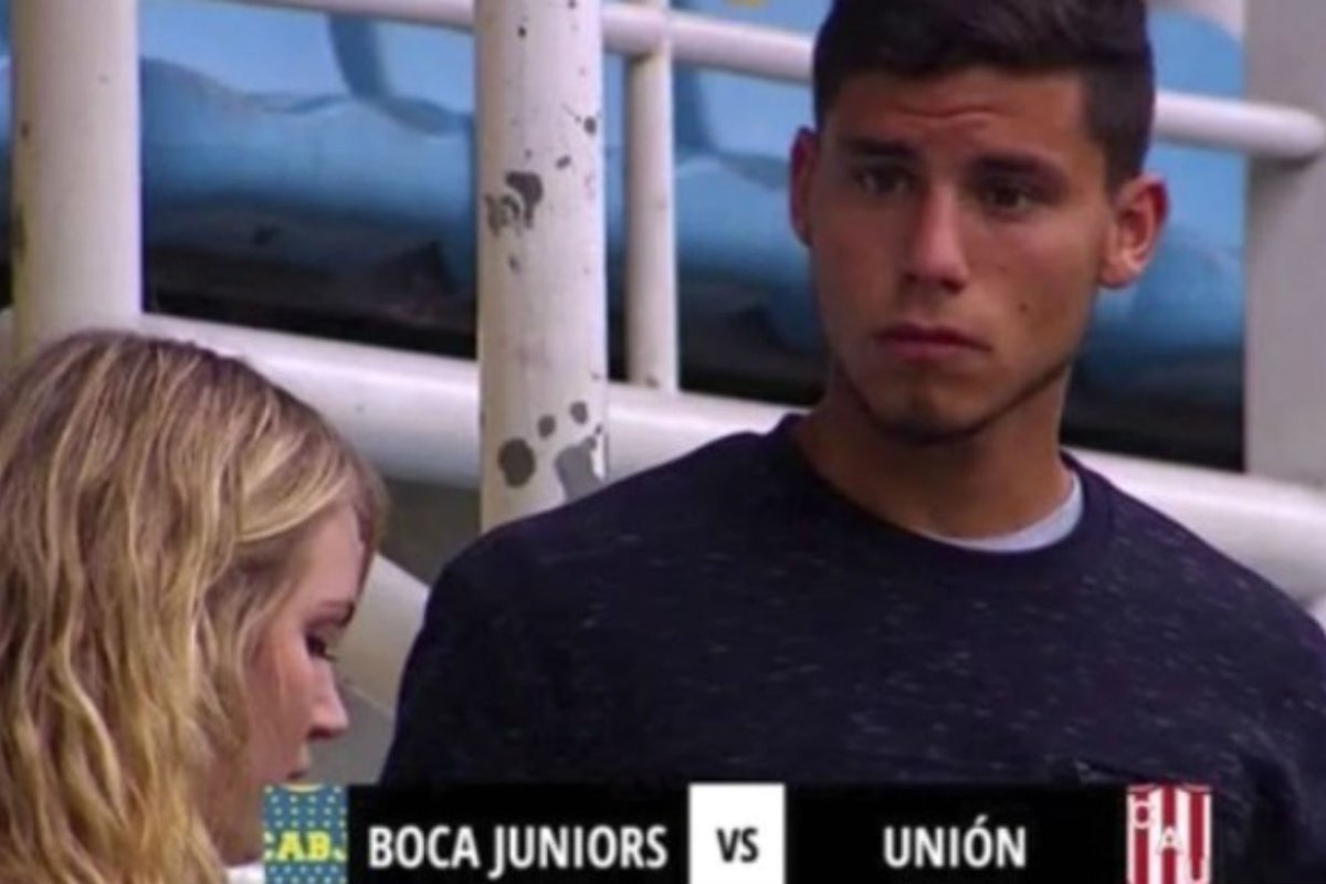 El domingo, el concordiense estuvo viendo a Boca.