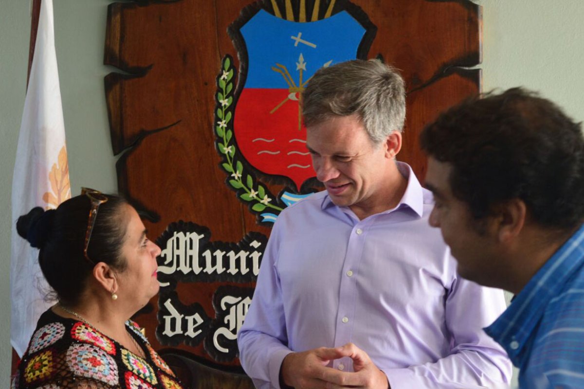 Alejo Maxit, en una visita a Federaci&oacute;n