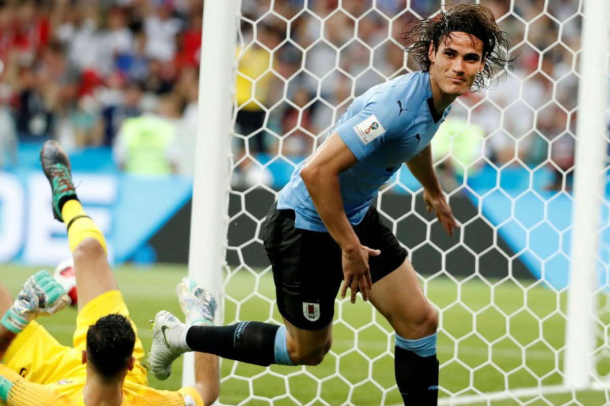 Cavani anot&oacute; los dos del triunfo celeste.