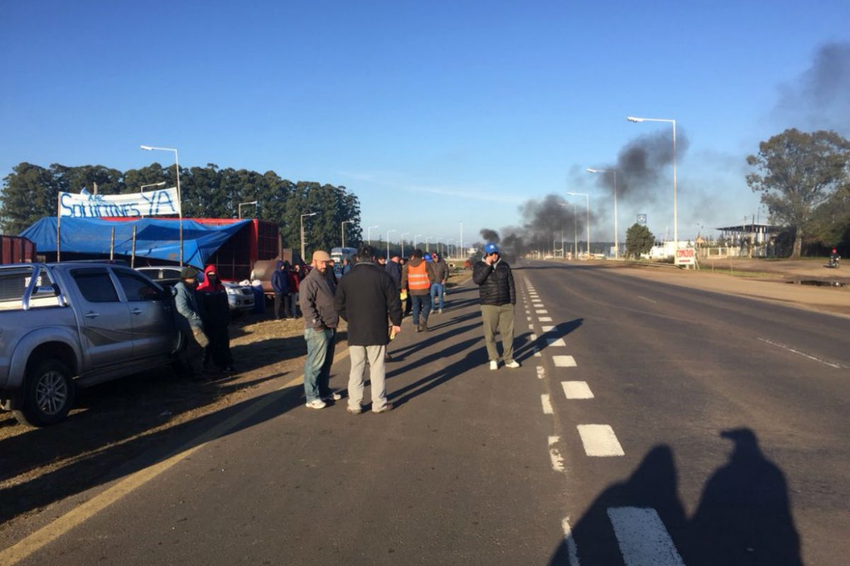 As&iacute; transcurre la protesta, sin corte.