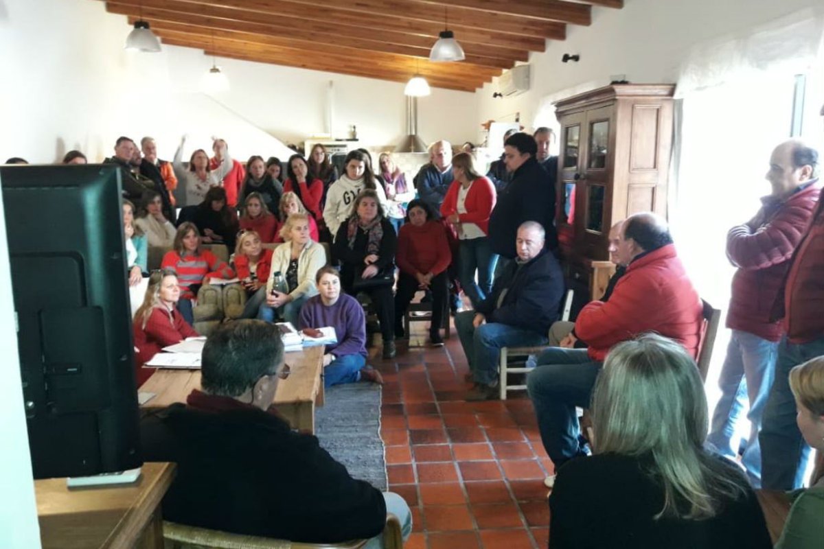 La foto que acompa&ntilde;&oacute; la gacetilla de Bahler.