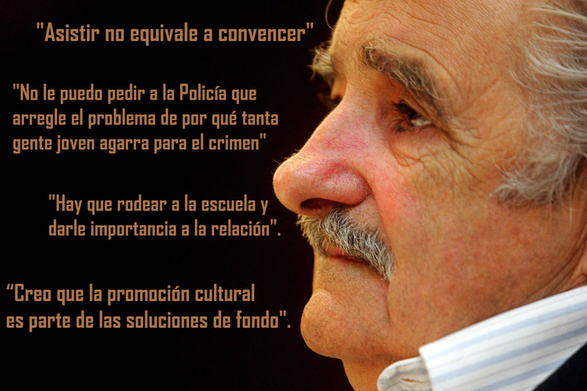 En 4 frases, Mujica mostr&oacute; su sabidur&iacute;a.