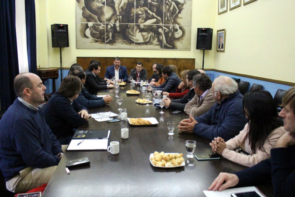 Ayer fue la reuni&oacute;n, en municipio de Concordia.