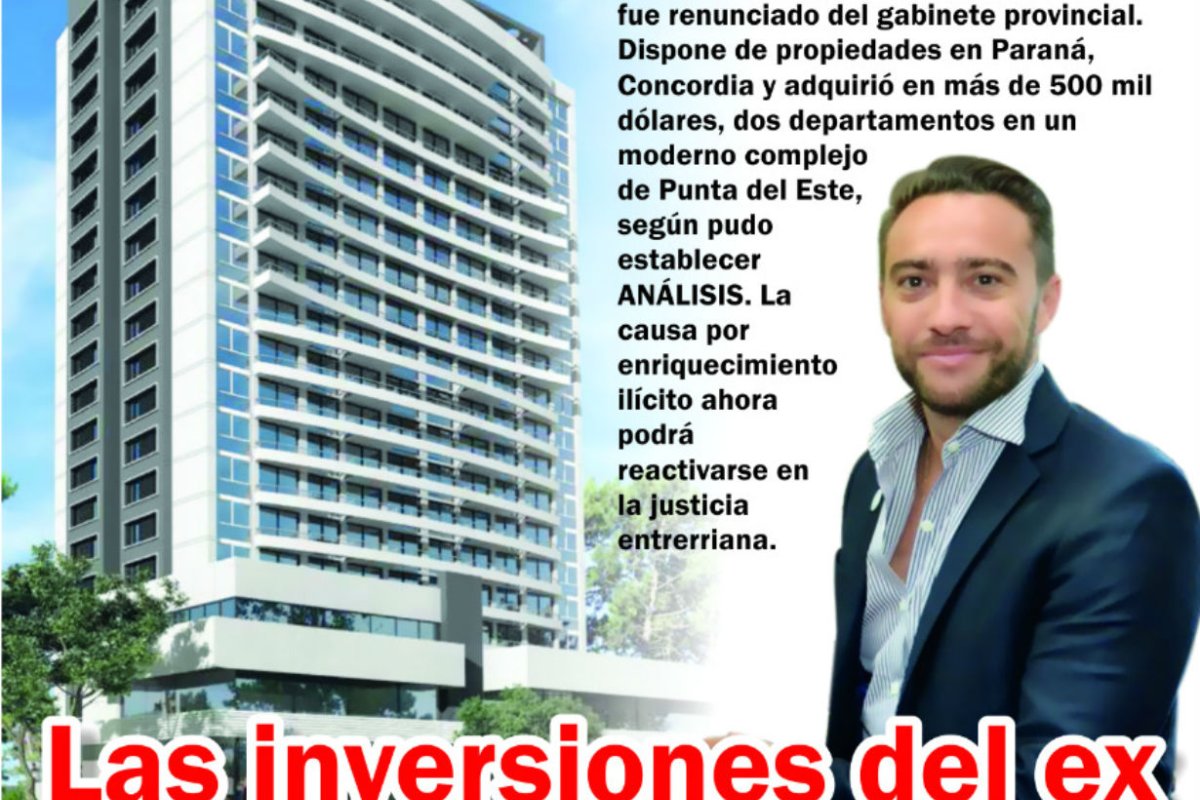As&iacute; aparece Mauro Urribarri, hoy en An&aacute;lisis.