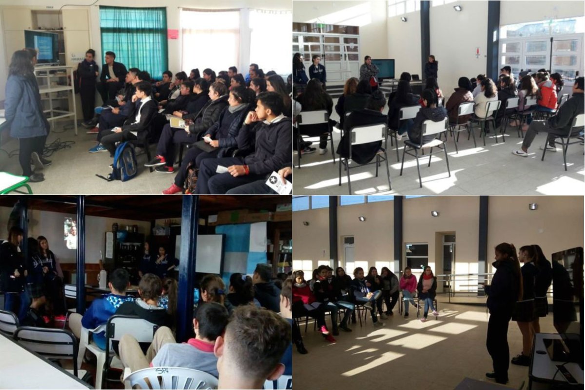El trabajo es mostrado en otras escuelas.