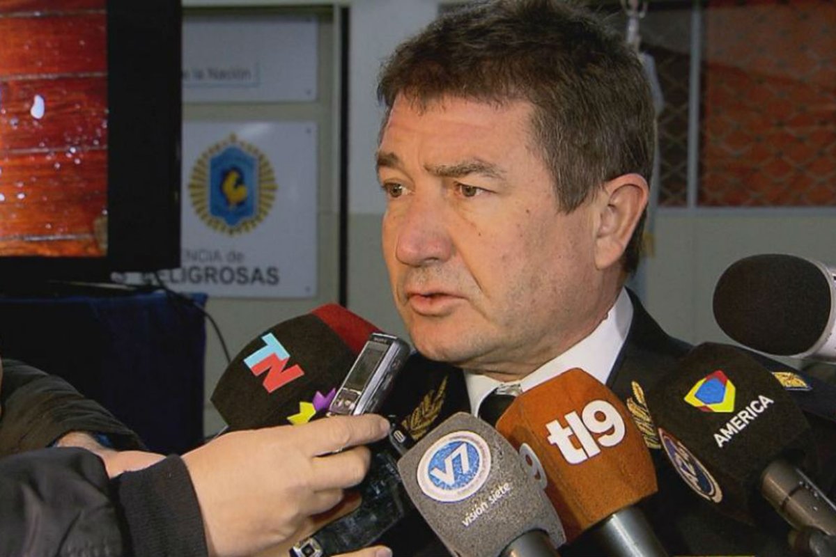 Roncaglia, jefe de la Polic&iacute;a Federal Argentina.