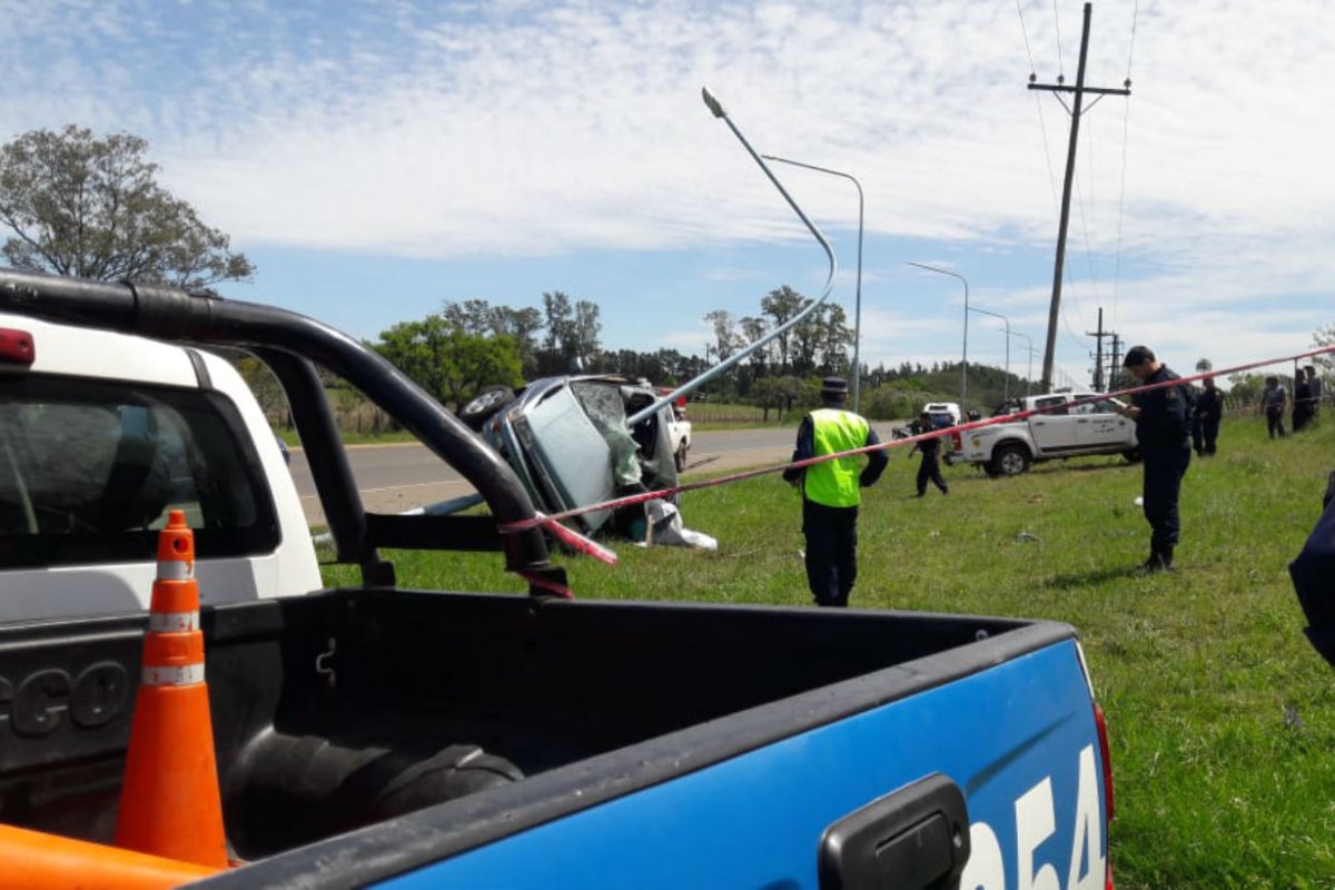 As&iacute; qued&oacute; el auto, en el que muri&oacute; un hombre.
