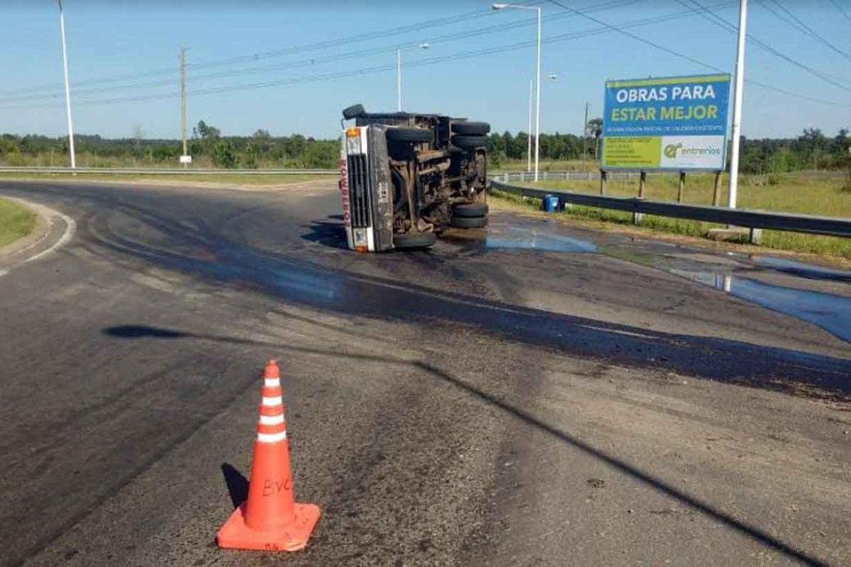 As&iacute; qued&oacute; el cami&oacute;n de bomberos