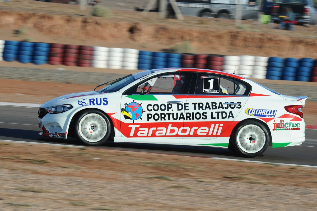 Werner con su Fiat Tipo de la clase 3 del TN.