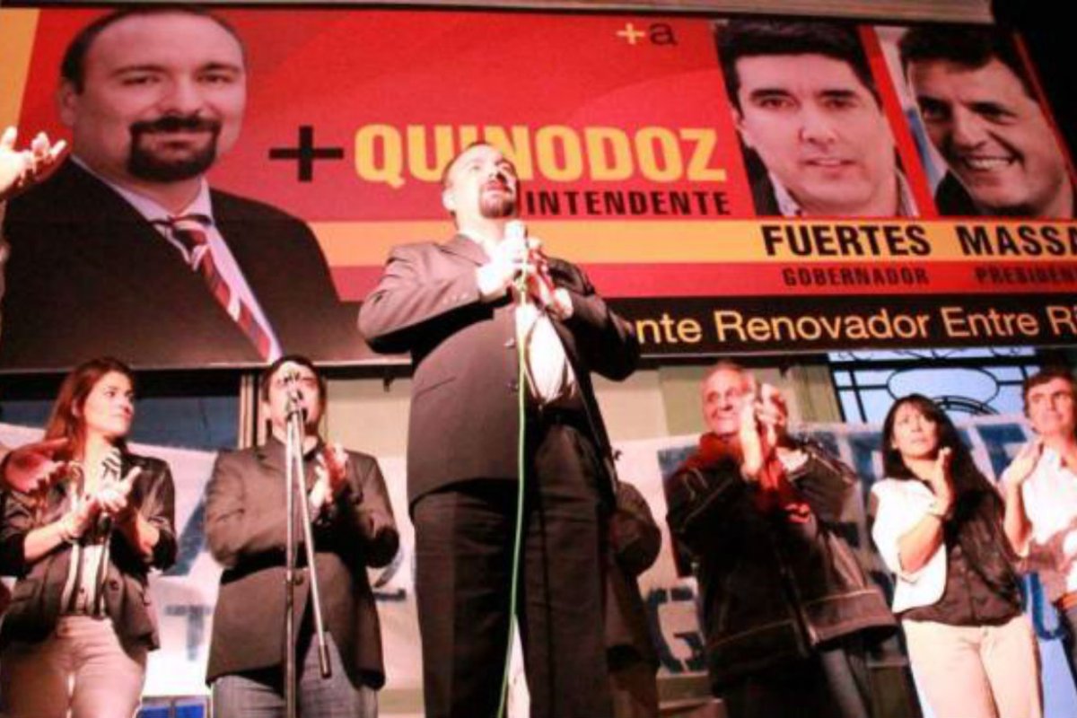 Quinodoz en 2015 fue candidato por el massismo.
