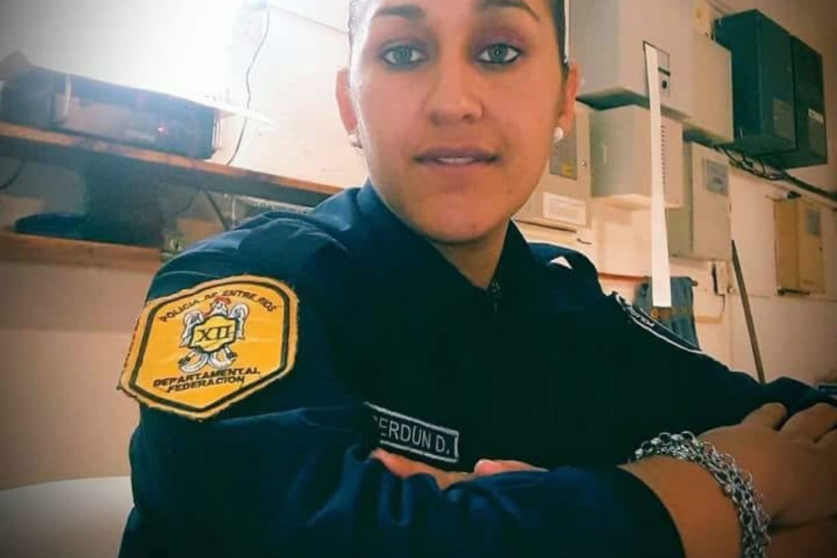 La agente Diana Berd&uacute;n, clave en el rescate.