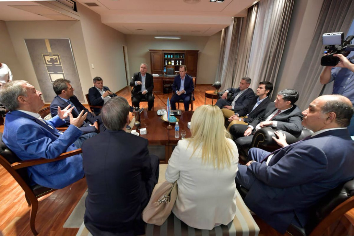 Bordet fue anfitri&oacute;n, ayer en Casa de Entre R&iacute;os.