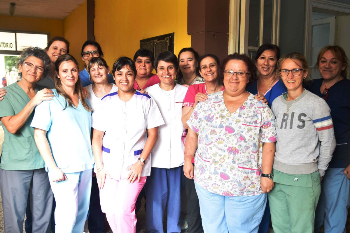 Enfermeras del San Benjam&iacute;n (foto: Rub&eacute;n Coman)