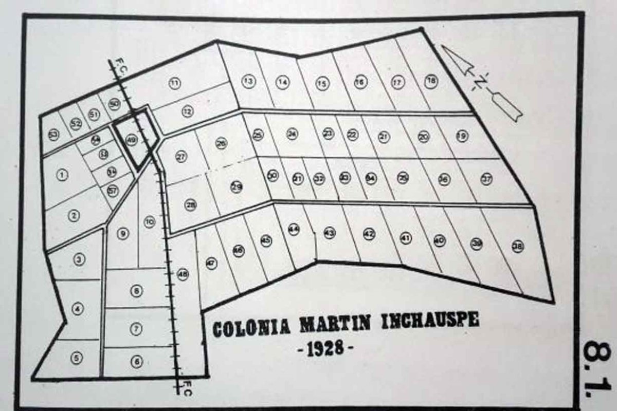 La colonia que dio origen al pueblo