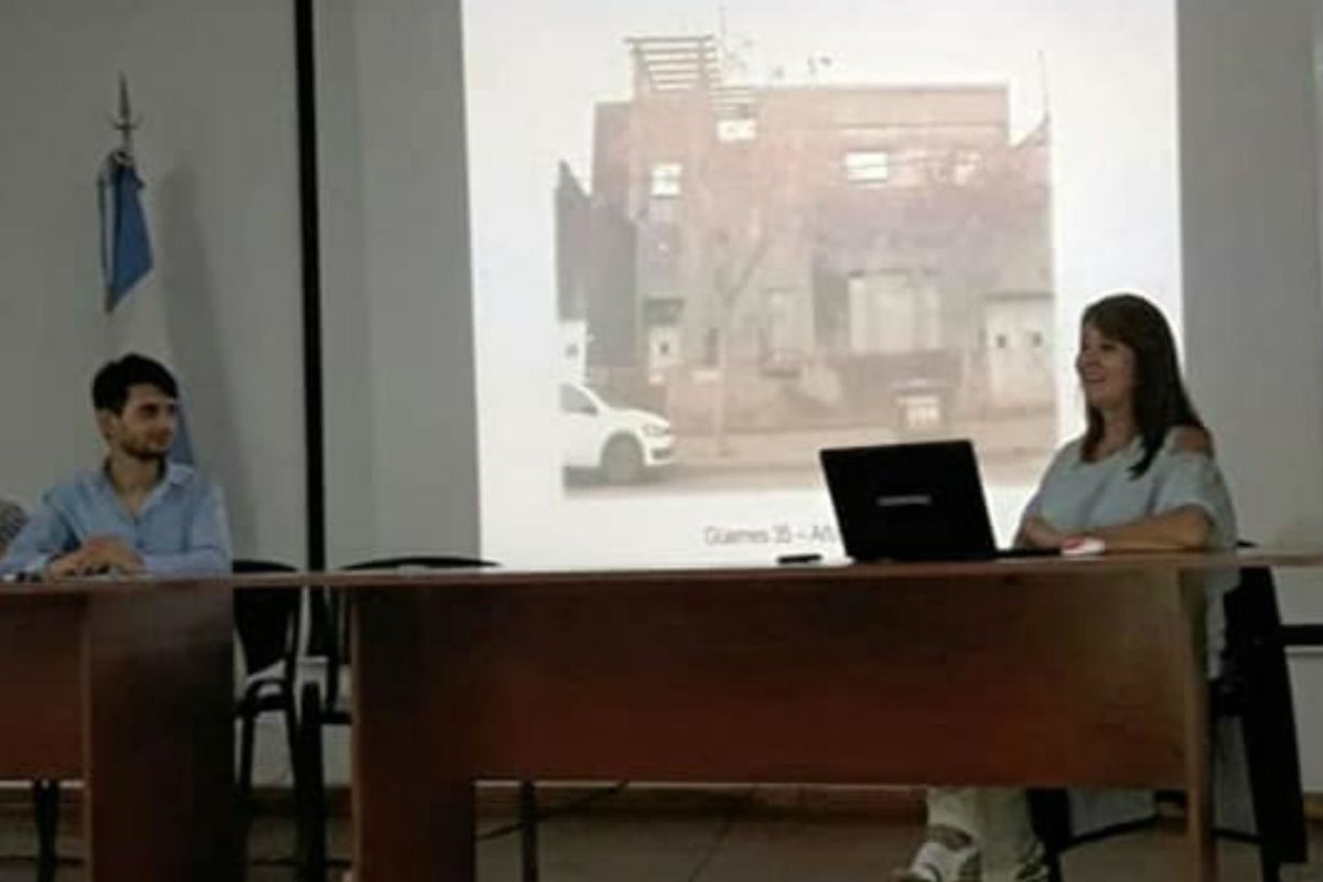 Alejandra Bruno, en la presentaci&oacute;n en UTN.