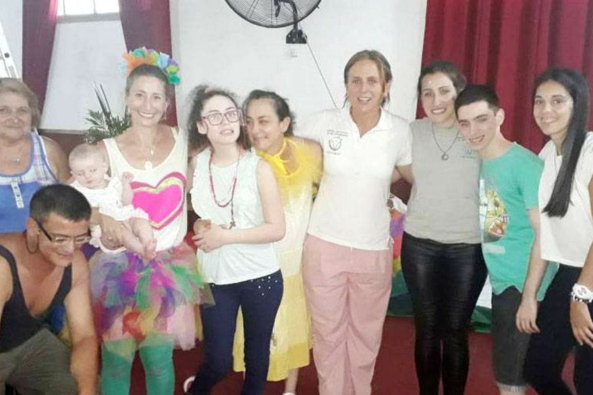 Integrantes del Centro de Equinoterapia municipal.
