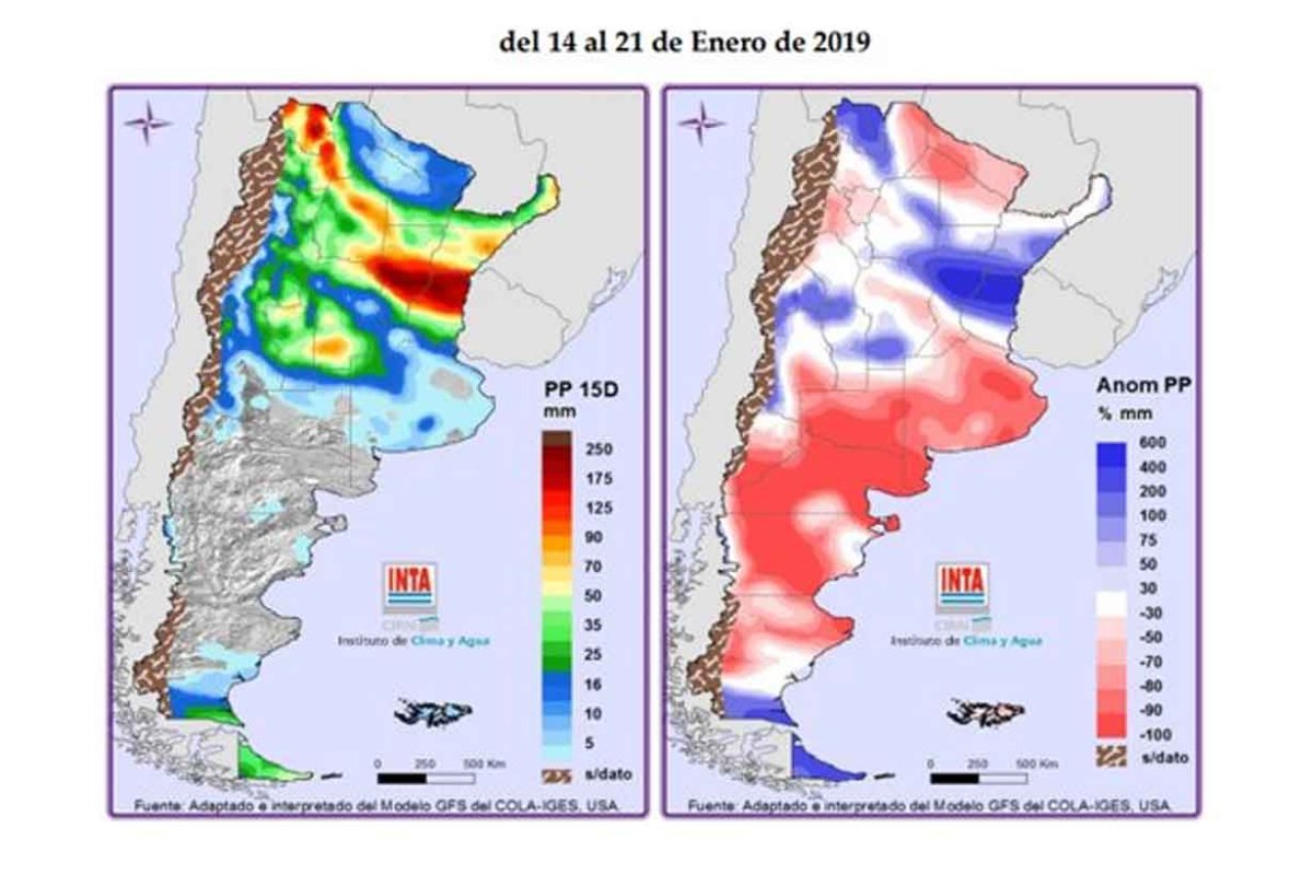 Las predicciones del INTA