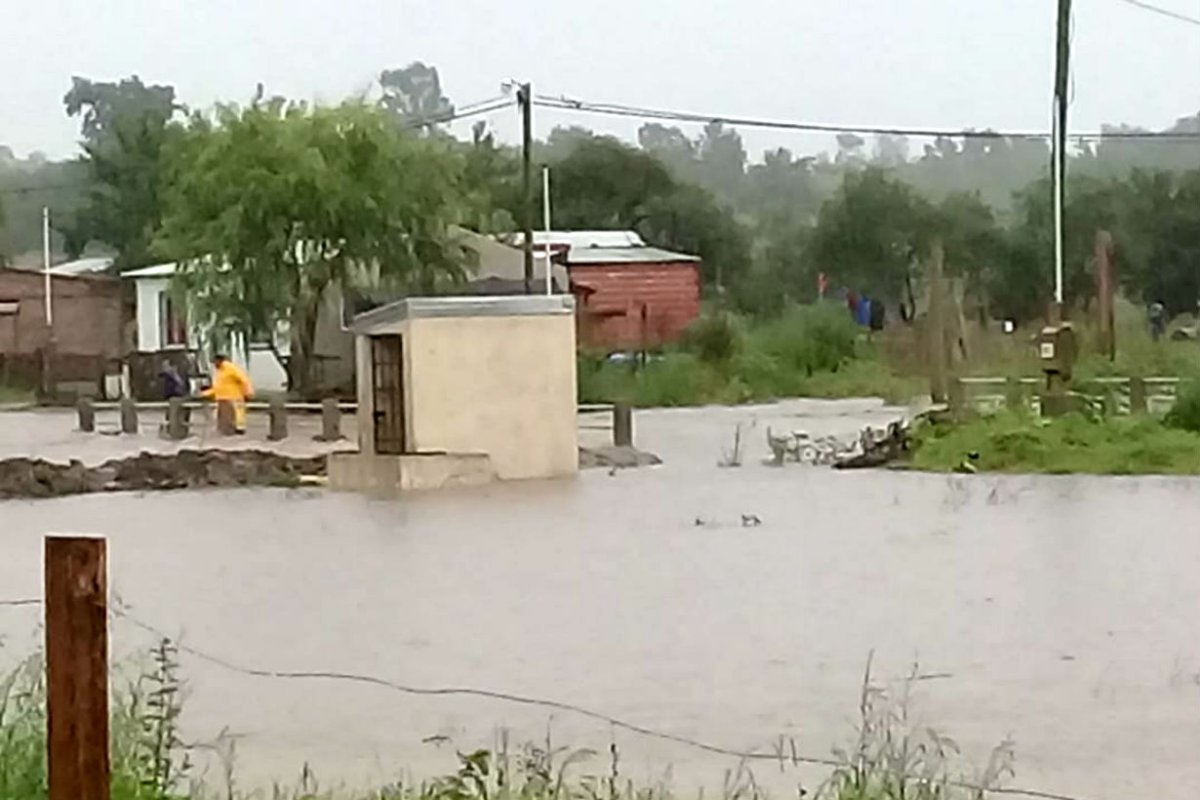 Inundaci&oacute;n en el epicentro del flamante barrio.