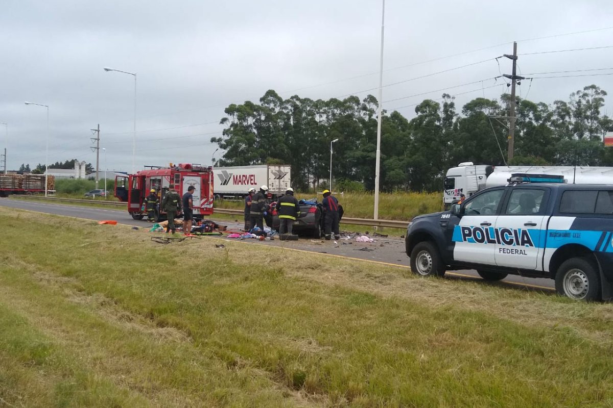 Saldo tr&aacute;gico: 2 muertos y 4 heridos, 2 graves.