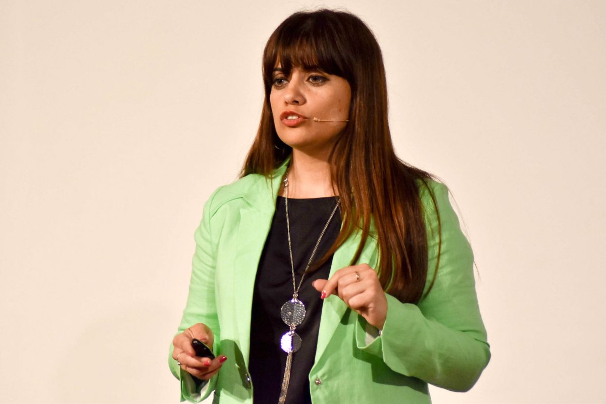 Valeria Viva fue la cuarta oradora del evento TEDx