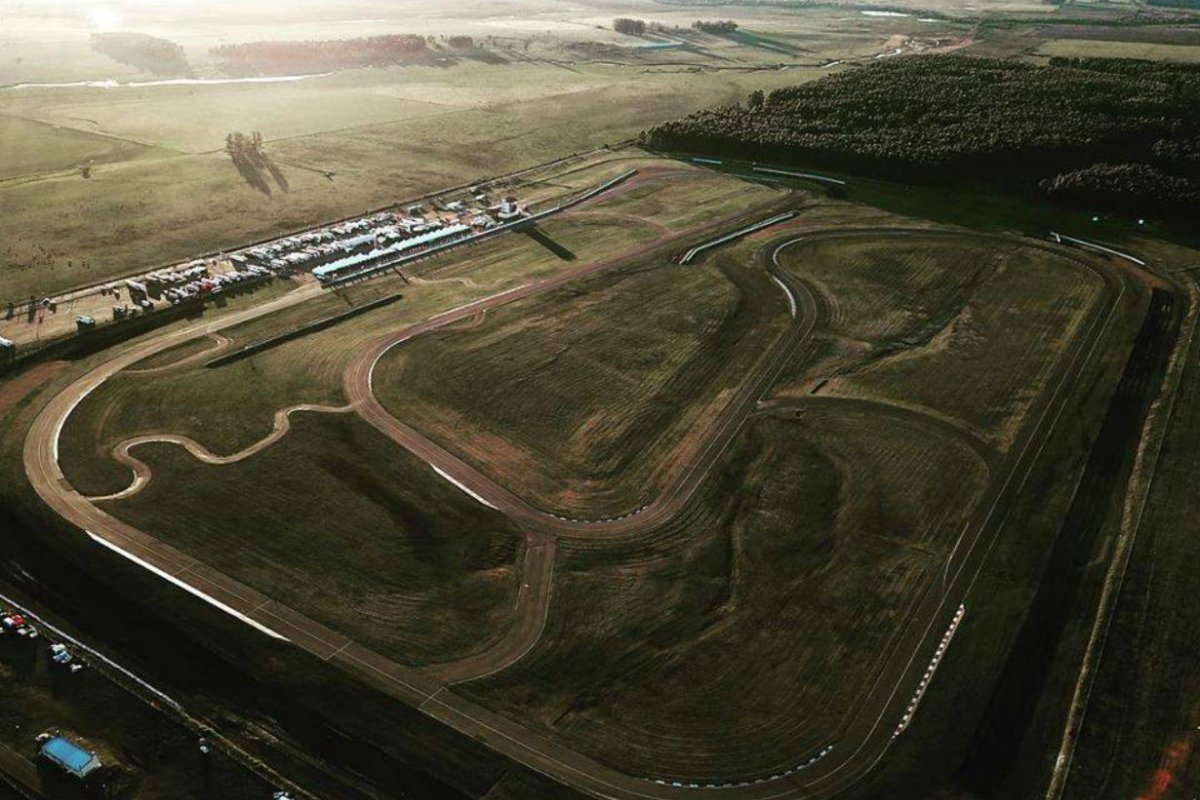 El aut&oacute;dromo de La Hist&oacute;rica, desde el aire.