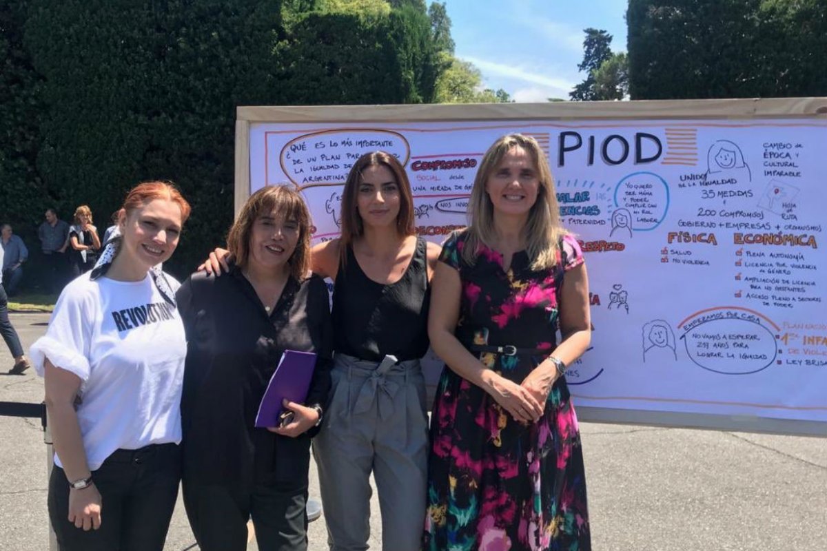 La diputada Gayol al presentar el PIOD.