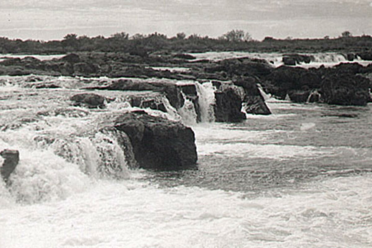 Salto Grande, antes de la obra binacional.