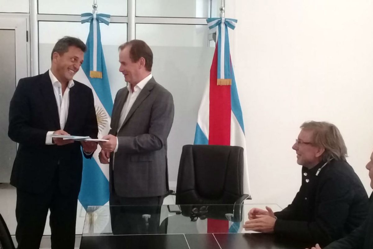 Massa con Bordet, hoy en Paran&aacute; (El Entre R&iacute;os).