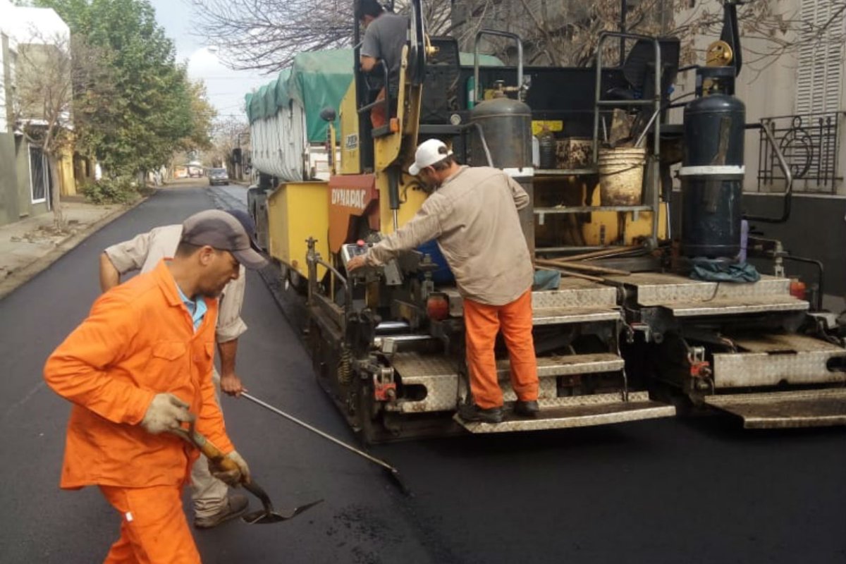 Este lunes retomaron los trabajos en Concordia.