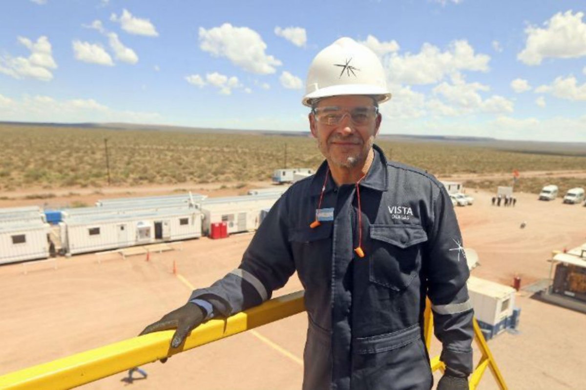 Galuccio, el ex Ceo de YPF, en Vaca Muerta.