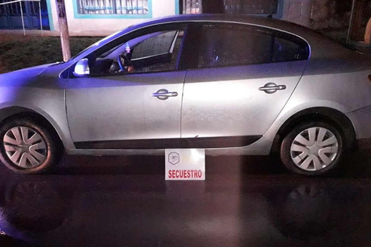 Auto usado por los supuestos autores