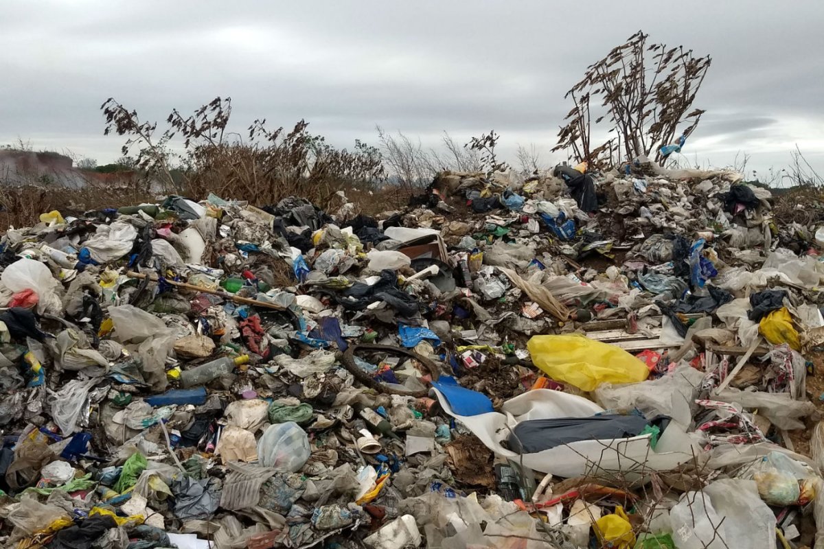 Un postal del basural a cielo abierto de Concordia