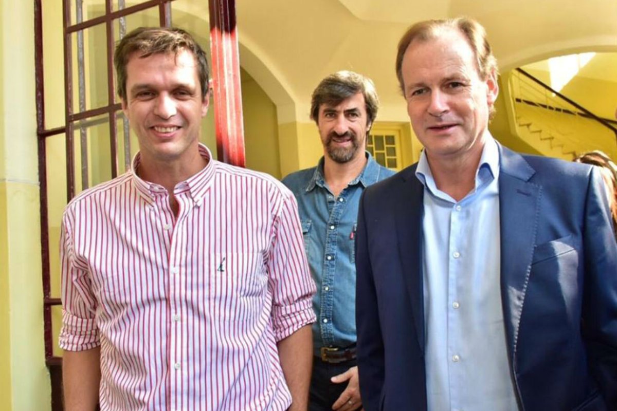 Giano, junto a Enrique Cresto y Gustavo Bordet.